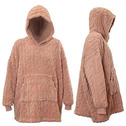 Foto van Unique living - hoodie pleun - 70x50cm - old pink