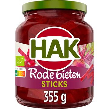 Foto van Hak rode bieten sticks 355g bij jumbo