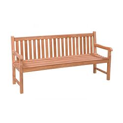 Foto van Livingfurn - tuinbank bench bison - 70x180x17 - teakhout