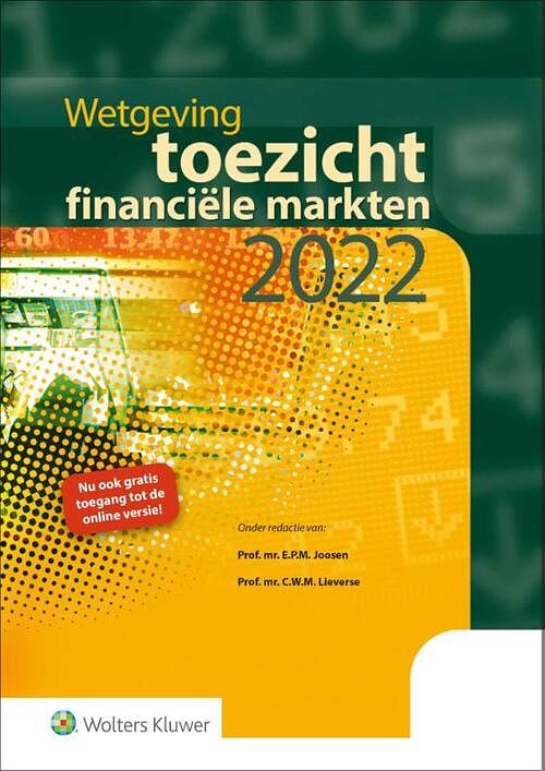 Foto van Wetgeving toezicht financiële markten 2022 - e.p.m. joosen - paperback (9789013166996)