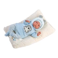 Foto van Llorens pop reborn blauwe outfit - 42cm