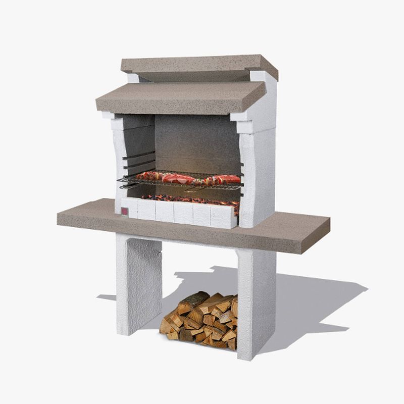 Foto van Sarom fuoco - betonnen barbecue - sondrio - 140 x 59 x 148 cm