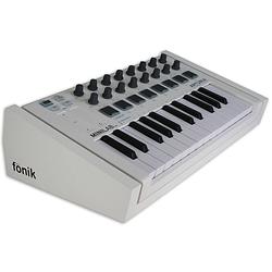 Foto van Fonik audio innovations original stand white voor arturia minilab mkii