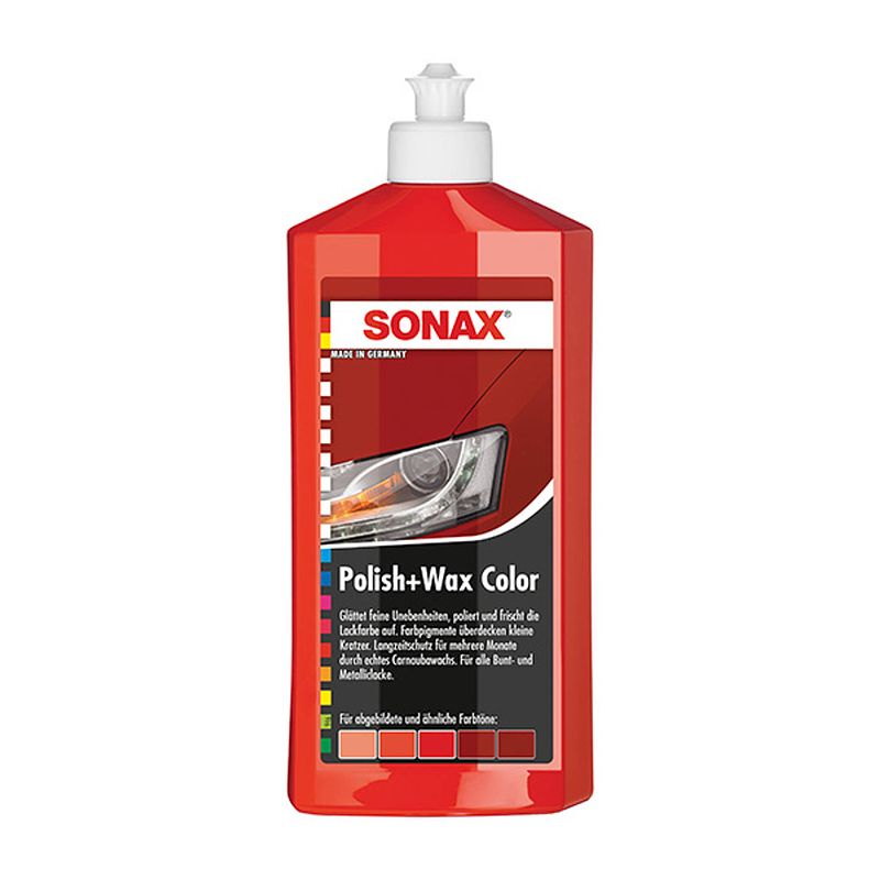 Foto van Sonax polish&wax 500 ml rood