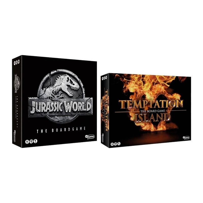 Foto van Spellenbundel - 2 stuks - jurassic world the boardgame & temptation island