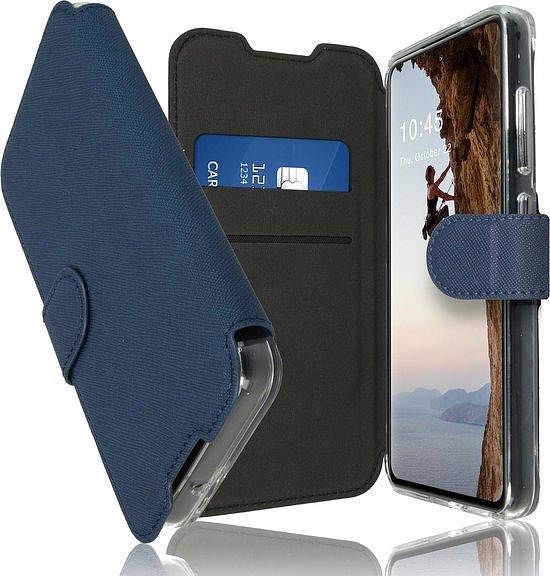 Foto van Accezz xtreme wallet bookcase samsung galaxy s23 plus telefoonhoesje blauw