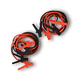 Foto van 2 x startkable accu startkabel startkabel auto accukabels rood /zwart ampere: 300 kabel lengte: 3.5m