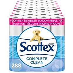 Foto van Scottex toiletpapier - compleet schoon - voordeelverpakking 288 rollen