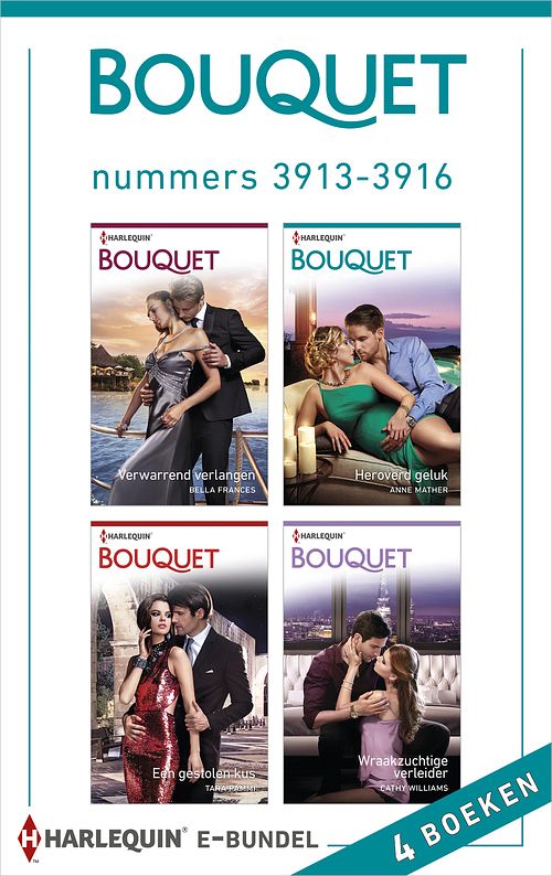 Foto van Bouquet e-bundel nummers 3913 - 3916 - anne mather - ebook (9789402533033)