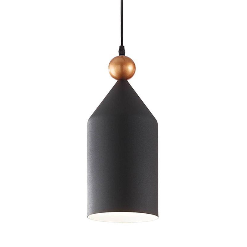 Foto van Stijlvolle grijze hanglamp triade - ideal lux - modern design - e27 fitting