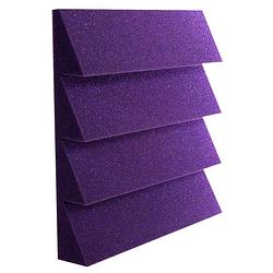 Foto van Auralex studiofoam dst-114 purple 30x30x5cm absorber paars (24-delig)