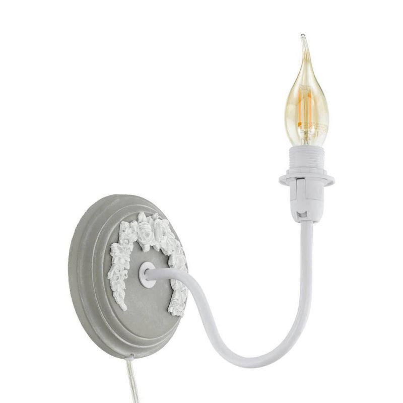 Foto van Eglo wandlamp - e14 - 14 cm - grijs