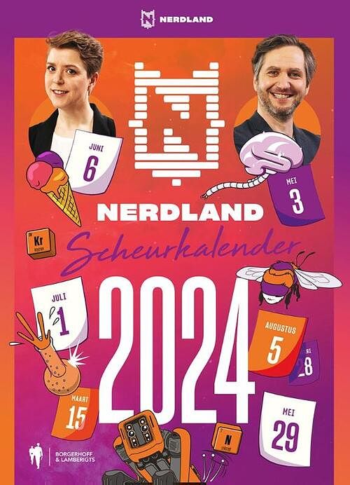 Foto van Nerdland scheurkalender 2024 - hetty helsmoortel, lieven scheire - paperback (9789072201782)