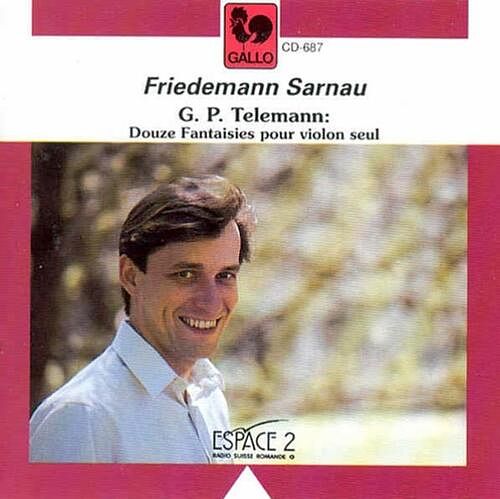 Foto van Telemann: 12 fantasias for solo vio - cd (7619918068724)