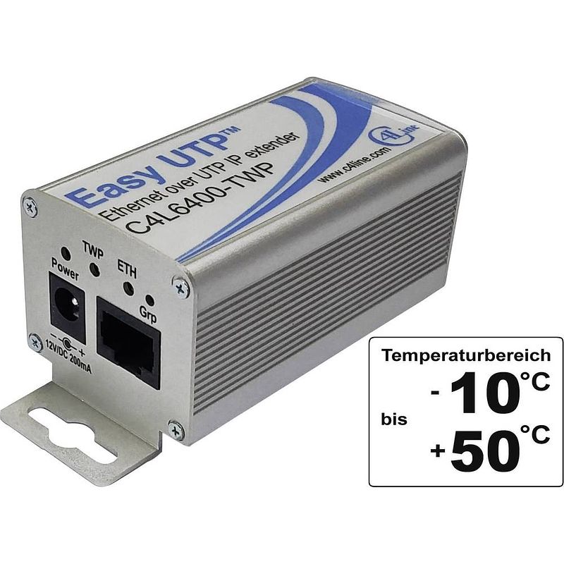 Foto van Renkforce rf-2555340 netwerkuitbreiding 2-draads reikwijdte (max.): 500 m 1 stuk(s) 100 mbit/s zonder poe-functie