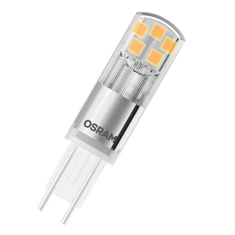 Foto van Osram led steeklamp gy6.35 2.4-30w 2700k 12v 300lm ø1.3x5.7cm