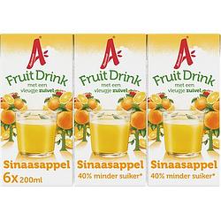 Foto van Appelsientje fruitdrink sinaasappel 6x200ml bij jumbo