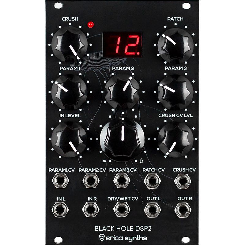 Foto van Erica synths black hole dsp2 eurorack module