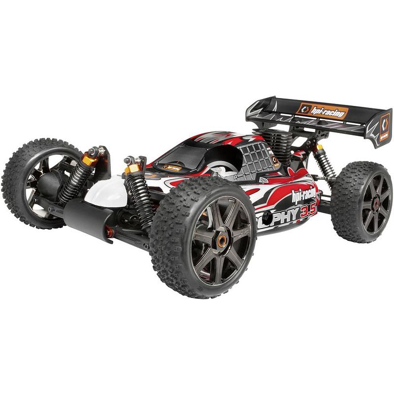 Foto van Hpi racing trophy 3.5 1:8 rc auto nitro buggy 4wd rtr 2,4 ghz