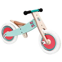 Foto van Scratch balance bike loopfiets met 2 wielen 12 inch meisjes turquoise