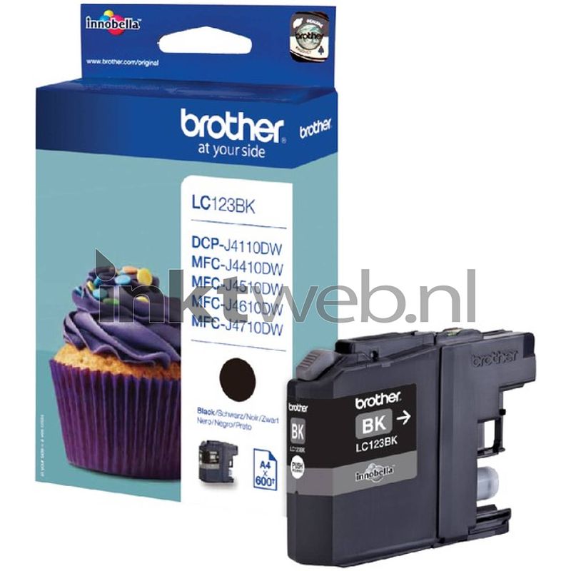 Foto van Brother lc-123bk zwart cartridge