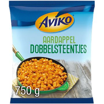 Foto van Aviko aardappeldobbelsteentjes 750g bij jumbo