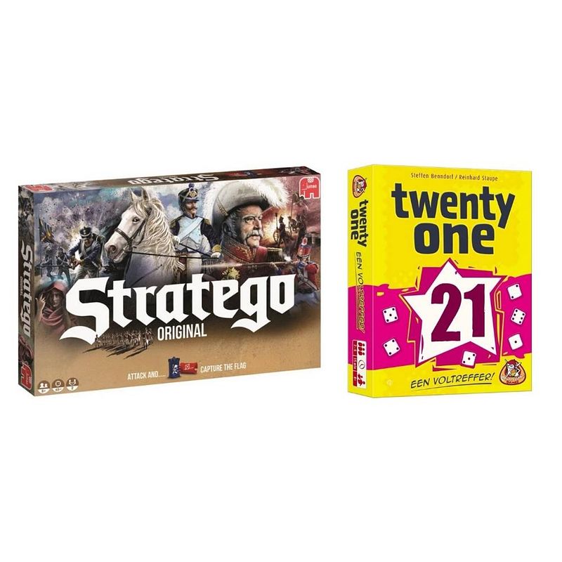 Foto van Spellenbundel - 2 stuks - stratego & twenty one