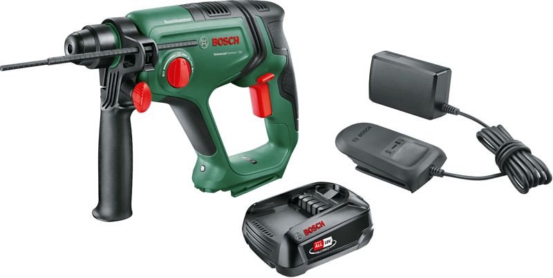 Foto van Bosch universalhammer 18v + 2.5 ah accu startset