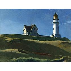 Foto van Edward hopper lighthouse hill 1927 kunstdruk 80x60cm