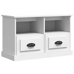 Foto van The living store tv-kast - - tv-meubel - 80 x 35 x 50 cm - wit