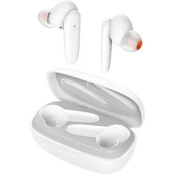 Foto van Hama passion clear in ear oordopjes bluetooth wit noise cancelling headset, touchbesturing, waterafstotend