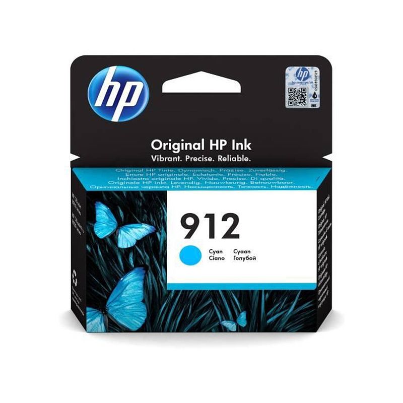 Foto van Hp inkjet cartridge 912 - cyaan - inkjet - 315 pagina's