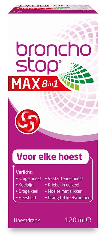 Foto van Bronchostop max 8-in-1 hoestdrank