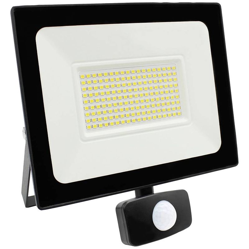 Foto van Megatron ispot xl pir mt68033 led-buitenschijnwerper met bewegingsmelder energielabel: d (a - g) 47 w neutraalwit