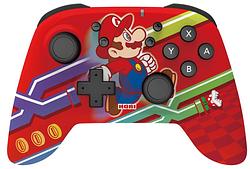 Foto van Hori draadloze nintendo switch controller super mario new design edition