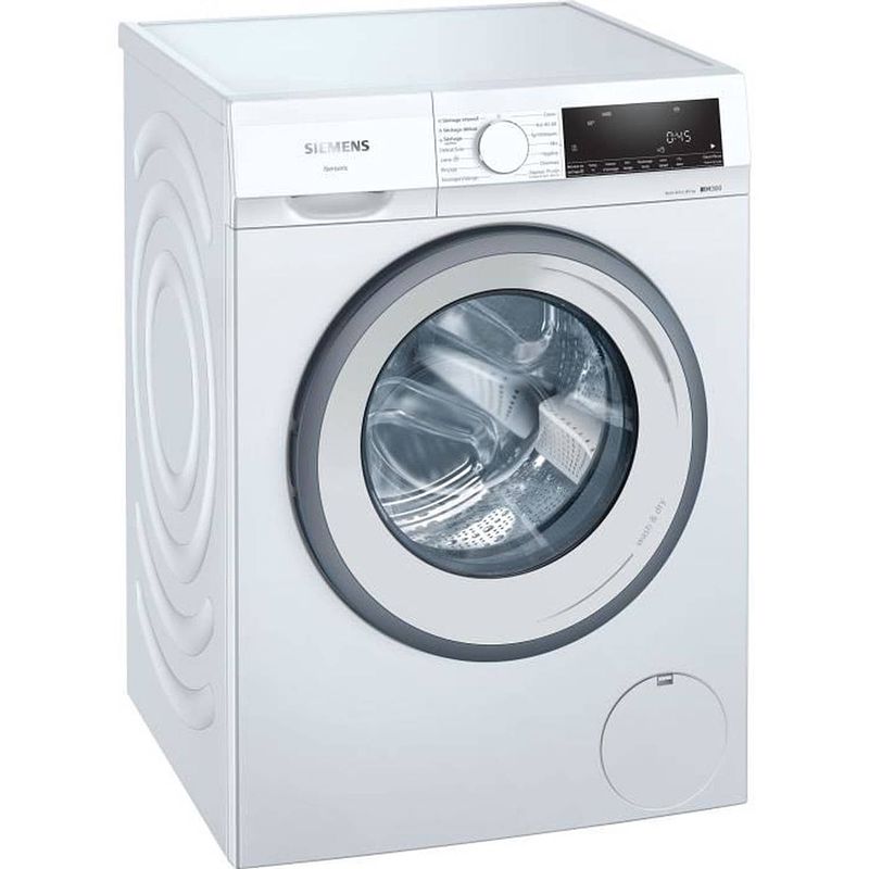 Foto van Siemens drogen wasmachine wn34a100ff iq300 - 8/5 kg - l59.8cm - 1400 trs / min - wit