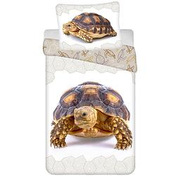 Foto van Animal pictures dekbedovertrek schildpad - eenpersoons - 140 x 200 cm - katoen