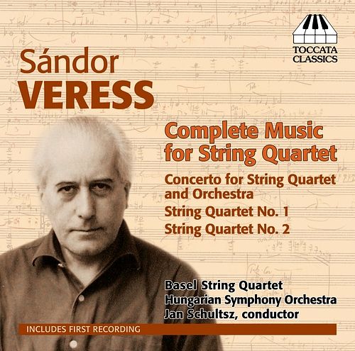 Foto van Sándor veress: complete music for string quartet - cd (5060113440624)