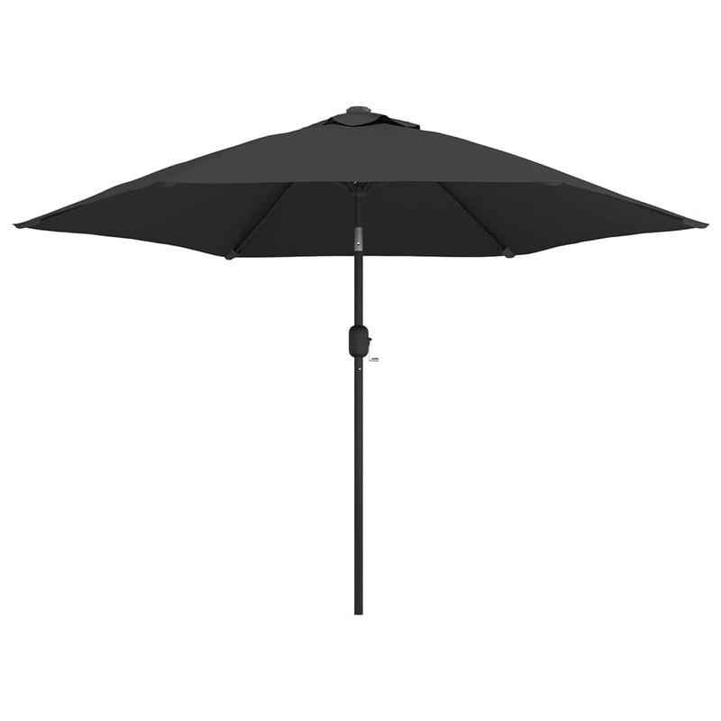 Foto van The living store tuinparasol zonbescherming - 300 x 225 cm - led-verlichting - antraciet