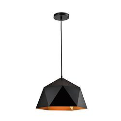 Foto van Quvio hanglamp design zwart - quv5078l-black