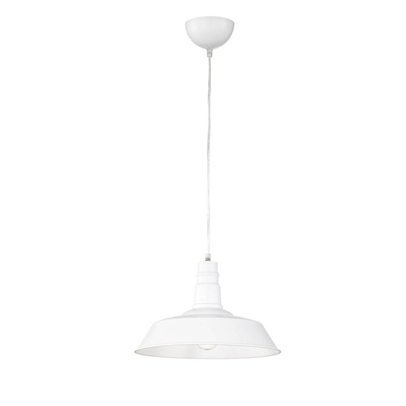 Foto van Moderne hanglamp will - metaal - wit