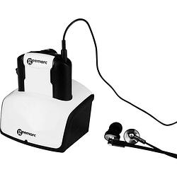 Foto van Geemarc cl7350ad in ear oordopjes televisie radiografisch zwart, wit lichtgewicht, volumeregeling, headset