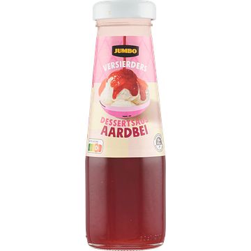 Foto van Jumbo aardbei dessertsaus 260g