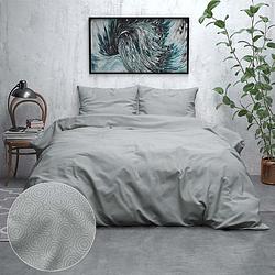 Foto van Sleeptime elegance jason - grijs - flanel dekbedovertrek 2-persoons (200 x 200/220 cm + 2 kussenslopen) dekbedovertrek