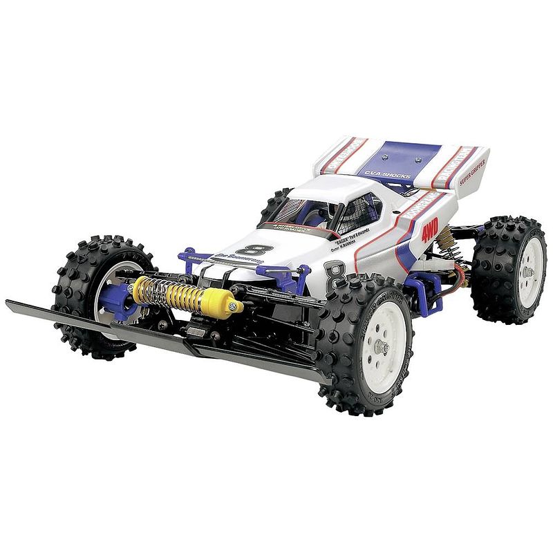 Foto van Tamiya boomerang 1:10 rc auto elektro buggy bouwpakket