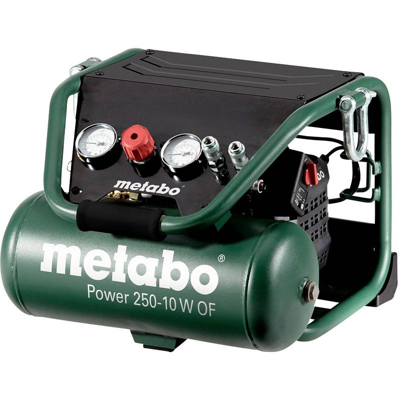 Foto van Metabo metabo pneumatische compressor 10 l