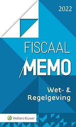 Foto van Fiscaal memo wet- & regelgeving 2022 - paperback (9789013168914)
