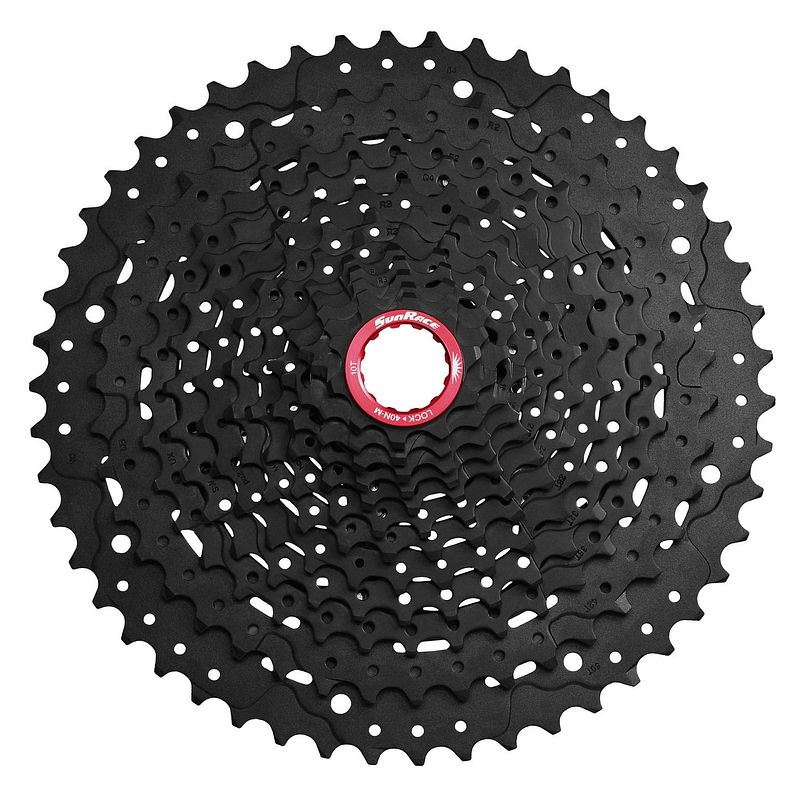 Foto van Sunrace xd-driver cassette csmz91x 12 speed 10-50t zwart