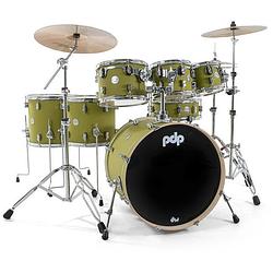 Foto van Pdp drums pd807484 concept maple satin olive 7d. drumstel