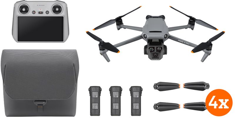 Foto van Dji mavic 3 pro fly more combo + smart controller